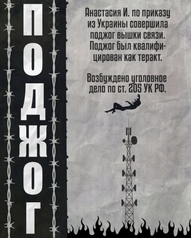 Совершая поджог, теряешь свободу - МБОУ Грачевская СОШ